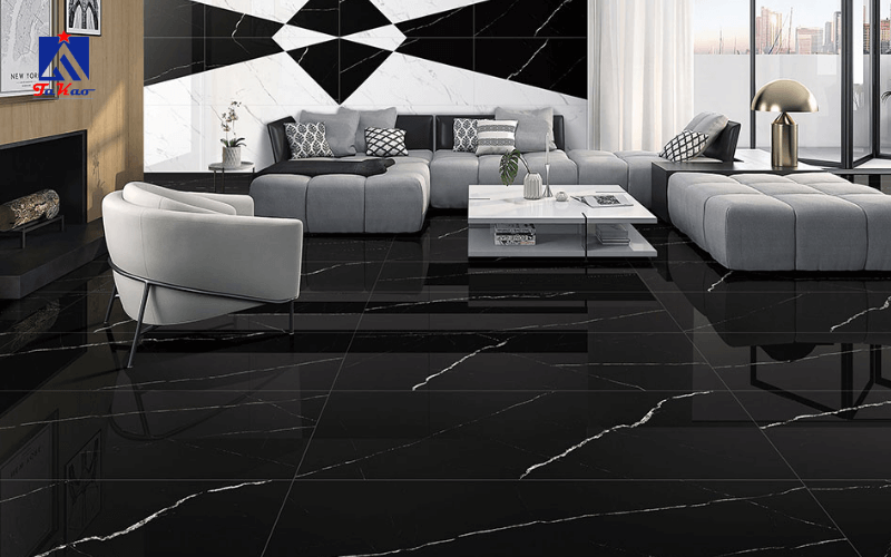 gạch lát nền đen